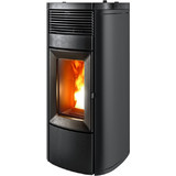 MCZ Musa Hydromatic 18 Black Σόμπα Pellet Καλοριφέρ Αερόθερμη 17.7kW