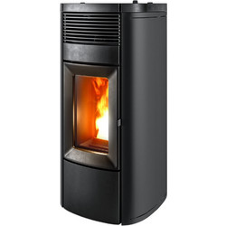 MCZ Musa Hydromatic 18 Black Σόμπα Pellet Καλοριφέρ Αερόθερμη 17.7kW