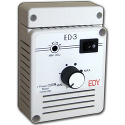 Ρυθμιστής στροφών κινητήρων ΕD-3 λευκό 230V 2,5KW με προρύθμιση ελάχιστων στροφών - 200.1003