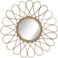 Καθρέπτης Rattan 47εκ