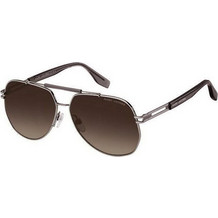 Marc Jacobs MARC673/S KB7/HA Ανδρικά Γυαλιά Ηλίου Aviator Μεταλλικά Χρυσά με Μπλε Degradee Φακό