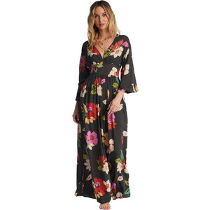 Billabong Night Bloom Maxi Καθημερινό Φόρεμα Κρουαζέ Χακί C3DR26BIP2-1675 Billabong Night Bloom Maxi Καθημερινό Φόρεμα Κρουαζέ Χακί C3DR26BIP2-1675