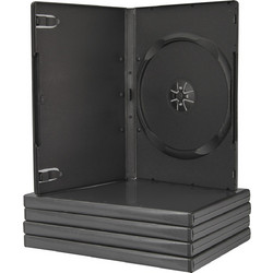 Q-Connect Θήκη CD/DVD Ανταλλακτική 5 τεμ. Μαύρη