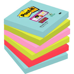 Αυτοκόλλητα Χαρτάκια Super Sticky 654-6SS-COS 76x76mm 540φύλλα