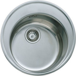 Teka Centroval 1C Ένθετος Νεροχύτης Στρογγυλός Inox Σατινέ