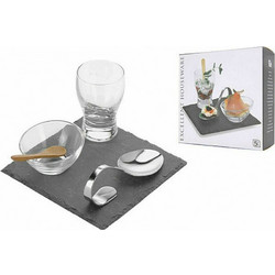 JK Home Decoration Σετ Σερβιρίσματος Ποτού Inox σε Μαύρο Χρώμα 5τμχΚωδικός: 28929325