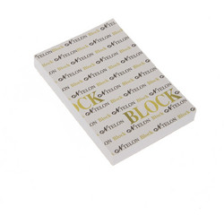 Μπλοκ σημειώσεων Ntelon Block λευκό 200φ. Μικρό (8 x 12 εκ.)