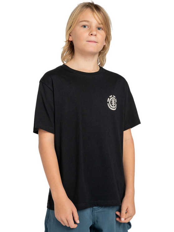 Element Παιδικό T-Shirt Κοντομάνικο Μαύρο ELBZT0013400-FBK