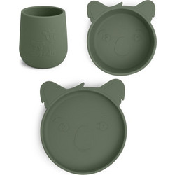Nuuroo Judi Βρεφικό Σετ Φαγητού Σιλικόνης Koala Dusty Green 3τμχ