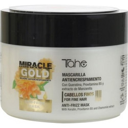 Tahe Anti-Frizz Miracle Gold Fine Μάσκα Μαλλιών για Φριζάρισμα για Λεπτά Μαλλιά 300ml