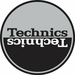 Technics Slipmat από Τσόχα Moon 1 (Ζεύγος) σε Μαύρο Χρώμα Κωδικός: 37170993