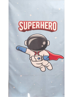 Kocoon Superhero Παιδική Πετσέτα Θαλάσσης Microfiber Γαλάζια 70x120cm