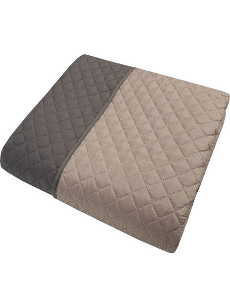 Κουβερλί Le Blanc Microfiber ULTRASONIC 90gr/m2 NEW ΜΕ ΡΕΛΙ ΑΝΟΙΧΤΟ ΚΑΦΕ - ΜΟΚΑ Υπέρδιπλο 220Χ240