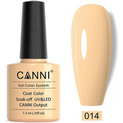 Canni 014 Dark Cream Ημιμόνιμο Βερνίκι Νυχιών 7.3ml