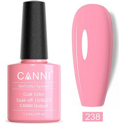 Canni 238 Sweet Pink Ημιμόνιμο Βερνίκι Νυχιών 7.3ml