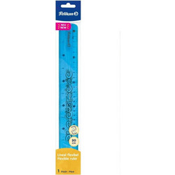 Pelikan Χάρακας Flexible Μπλε 30cm (700900)