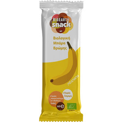 Bioearth Snack Βιολογική Μπάρα Βρώμης Choco Banana 60gr