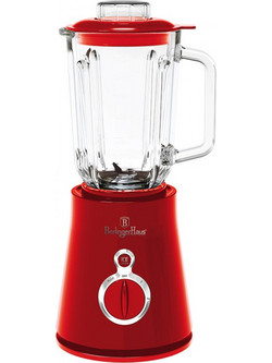 Berlinger Haus Metallic Line Burgundy Edition BH-9443 Μπλέντερ για Smoothie με Γυάλινη Κανάτα 1.5lt 600W