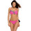 Marko Bikini Set Strapless με Ενίσχυση Φούξια M-529-129269