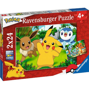 Παιδικό Puzzle Ravensburger Pokemon 2x24 Κομμάτια