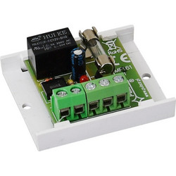 PULSAR AWZ510 Πλακέτα ρελέ 12VDC σε πλαστική βάση με ταινία διπλής όψεως, ενδεικτικό LED & γυάλινη ασφάλεια