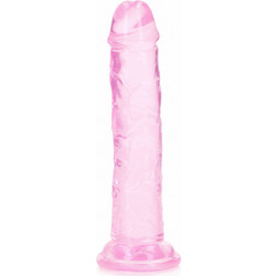 Shots RealRock Crystal Jelly 14.5cm Pink