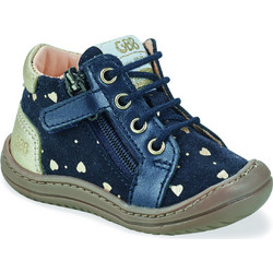 GBB Flexoo Παιδικά Μποτάκια Μπλε Suede με Φερμουάρ AI610-42