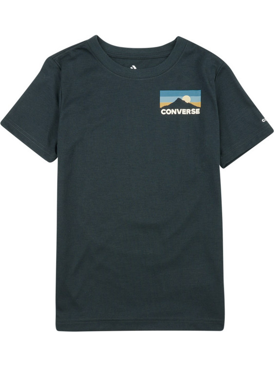 Converse Παιδικό T-Shirt Κοντομάνικο Μαύρο 9CD926-GC7