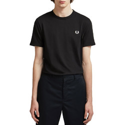 T-SHIRT FRED PERRY RINGER BLACK FRED PERRY