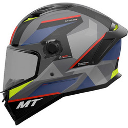 MT Stinger 2 Cheste B7 Black Grey Matt Blue Κράνος Μηχανής Full Face 1450gr