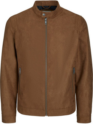 Jack & Jones Ανδρικό Μπουφάν Δερματίνη Μπεζ 12223141