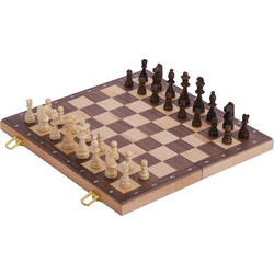 Goki Σκάκι Ξύλινο με Πιόνια 38x38cm 56922