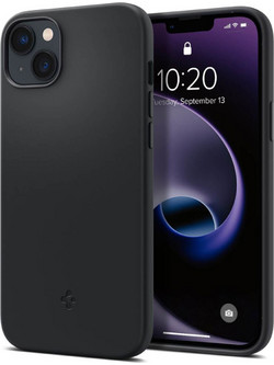 Spigen Silicone Fit MagFit Back Cover Black (iPhone 14 Plus)