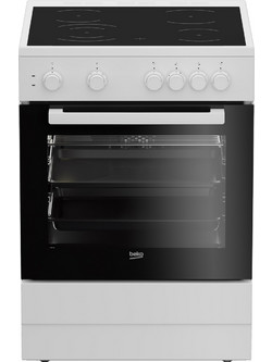 Beko FSM 67010GW Κουζίνα Ηλεκτρική 66lt με Κεραμικές Εστίες 60cm
