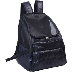 Madpet Malta Σακίδιο Πλάτης Μεταφοράς Σκύλου Μαύρο 35x22x40cm