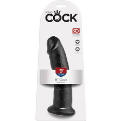 Pipedream King Cock 9" Ρεαλιστικό Dildo με Βεντούζα 23cm Μαύρο