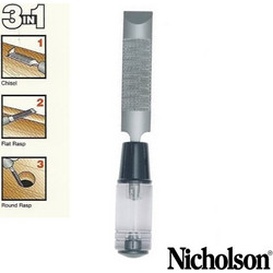 Nicholson WC 1 Σκαρπέλο ράσπα 3 σε 1 1''