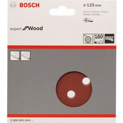 Bosch - Φύλλα λείανσης 125mm K180 - 5 τεμ. (2608605644)