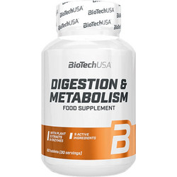 Biotech USA Digestion & Metabolism Πεπτικό Βοήθημα 60 Ταμπλέτες