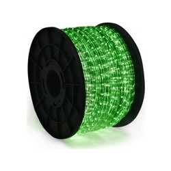 ΦΩΤΟΣΩΛΗΝΑΣ ΔΙΚΑΝΑΛΟΣ LED Φ13mm ΔΙΑΦΑΝΕΣ ΣΩΜΑ ΠΡΑΣΙΝΟ LED 50m ΜΕ ΤΡΙΑ ΣΕΤ ΑΞΕΣΟΥΑΡ SGR
