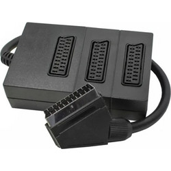 Bricelec Scart Splitter 1 Σε 3 Scart με Καλώδιο
