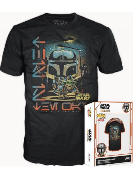 THE MANDALORIAN - Mando & The Child - T-Shirt POP (S)