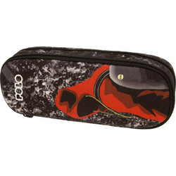 Polo Elite Κασετίνα με 2 Θήκες Μαύρη Κόκκινη 937034-8193