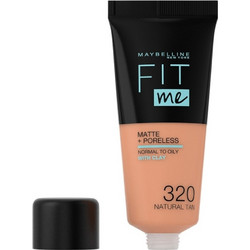 Maybelline Fit Me Matte & Poreless 320 Natural Tan Liquid Foundation 30ml