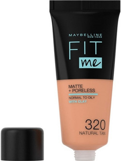 Maybelline Fit Me Matte & Poreless 320 Natural Tan Liquid Foundation 30ml