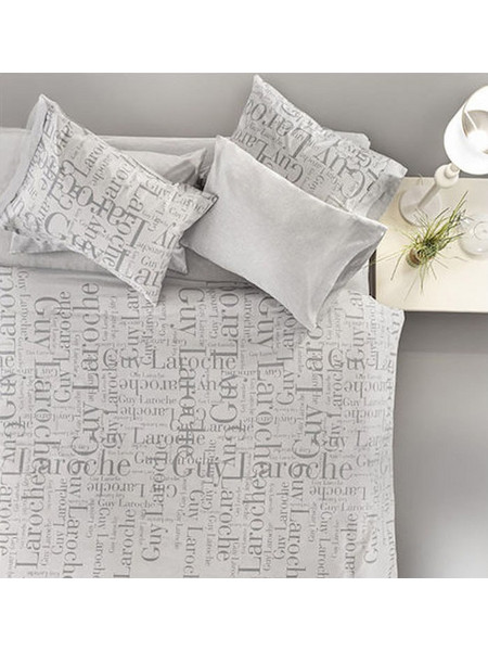 Guy Laroche Σετ Σεντόνια Μονά Βαμβακερά 165x265 Paris Silver