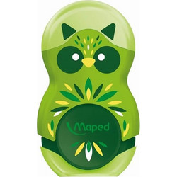 Maped Ξύστρα με Γόμα Loopy Mini Cute Λαχανί 049113