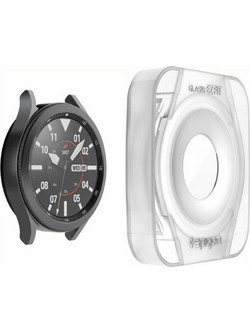 Spigen Glas.tr Ez Fit 2 Pack Tempered Glass Προστατευτικό Οθόνης για το Galaxy Watch 4 Classic 46mmΚωδικός: 30953580