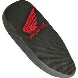Σέλα λεπτή Carbon με κόκκινο λογότυπο ραφτό Honda C50 Racing