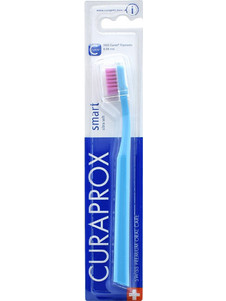 Curaprox CS Smart Ultra Soft Γαλάζια Παιδική Οδοντόβουρτσα Ροζ